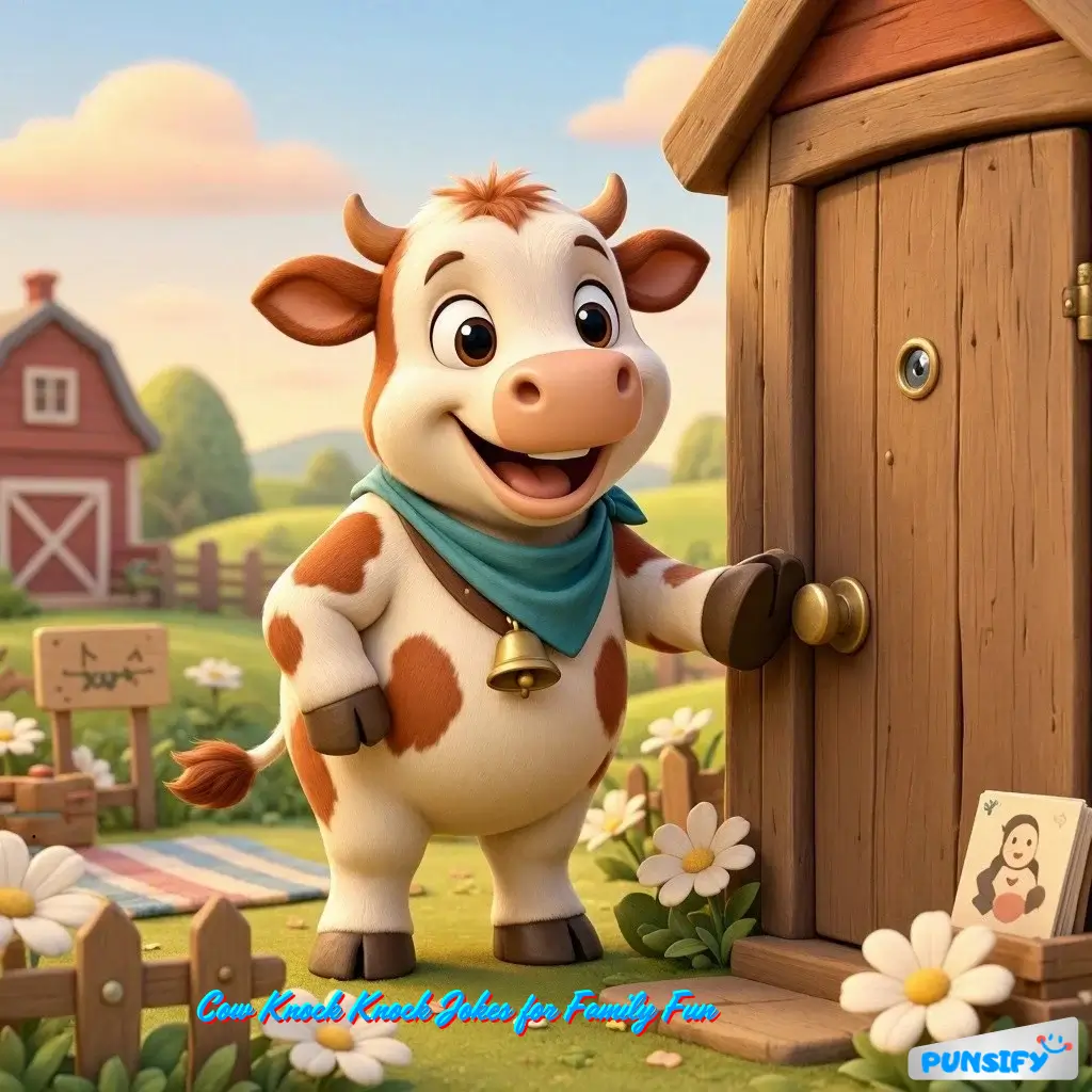 195+ Hilarious Cow Knock Knock Jokes That Will Moo You Over with Laughter