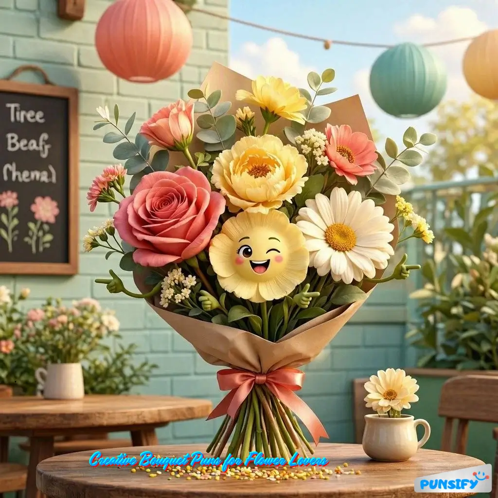 157+ Bouquet Puns to Brighten Your Day with Floral Fun
