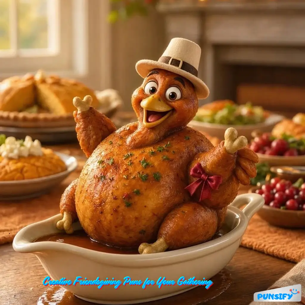 185+ Hilarious Friendsgiving Puns for a Feast of Fun and Laughter
