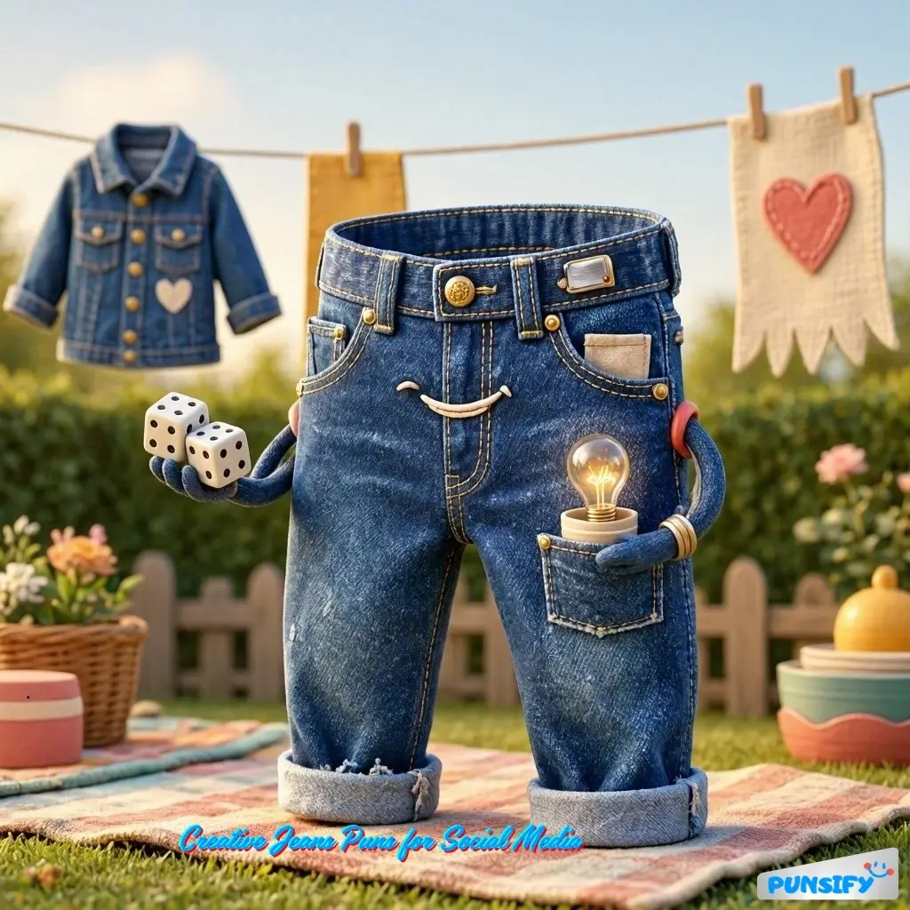 197+ Hilarious Jeans Puns to Stitch Together Your Laughter and Style