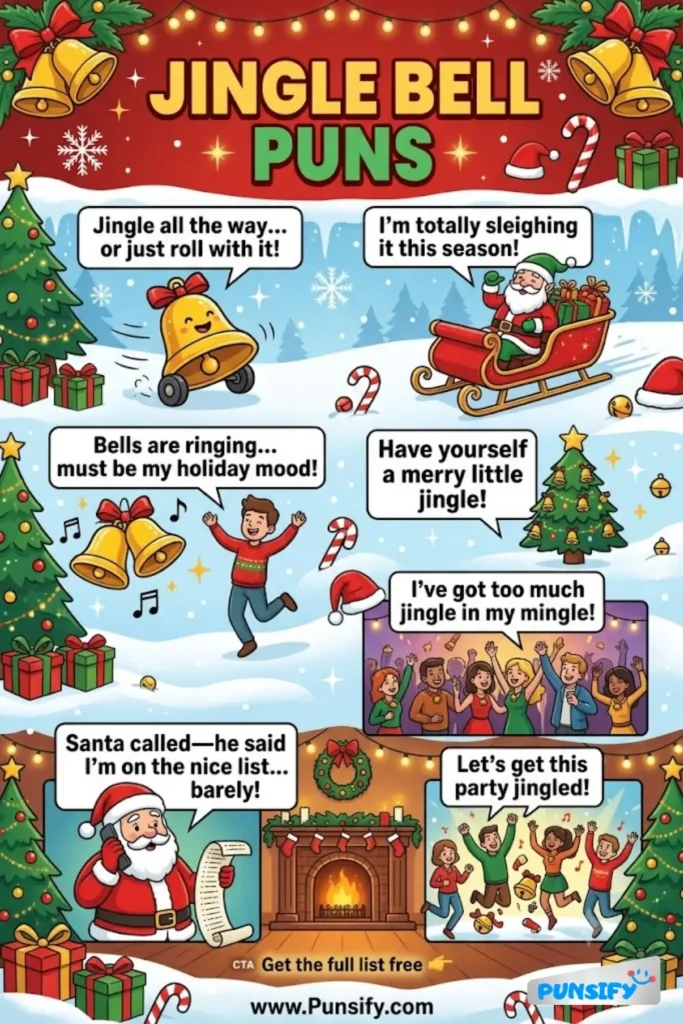 183+ Hilarious Jingle Bell Puns & Jokes for Festive Fun and Holiday Cheer