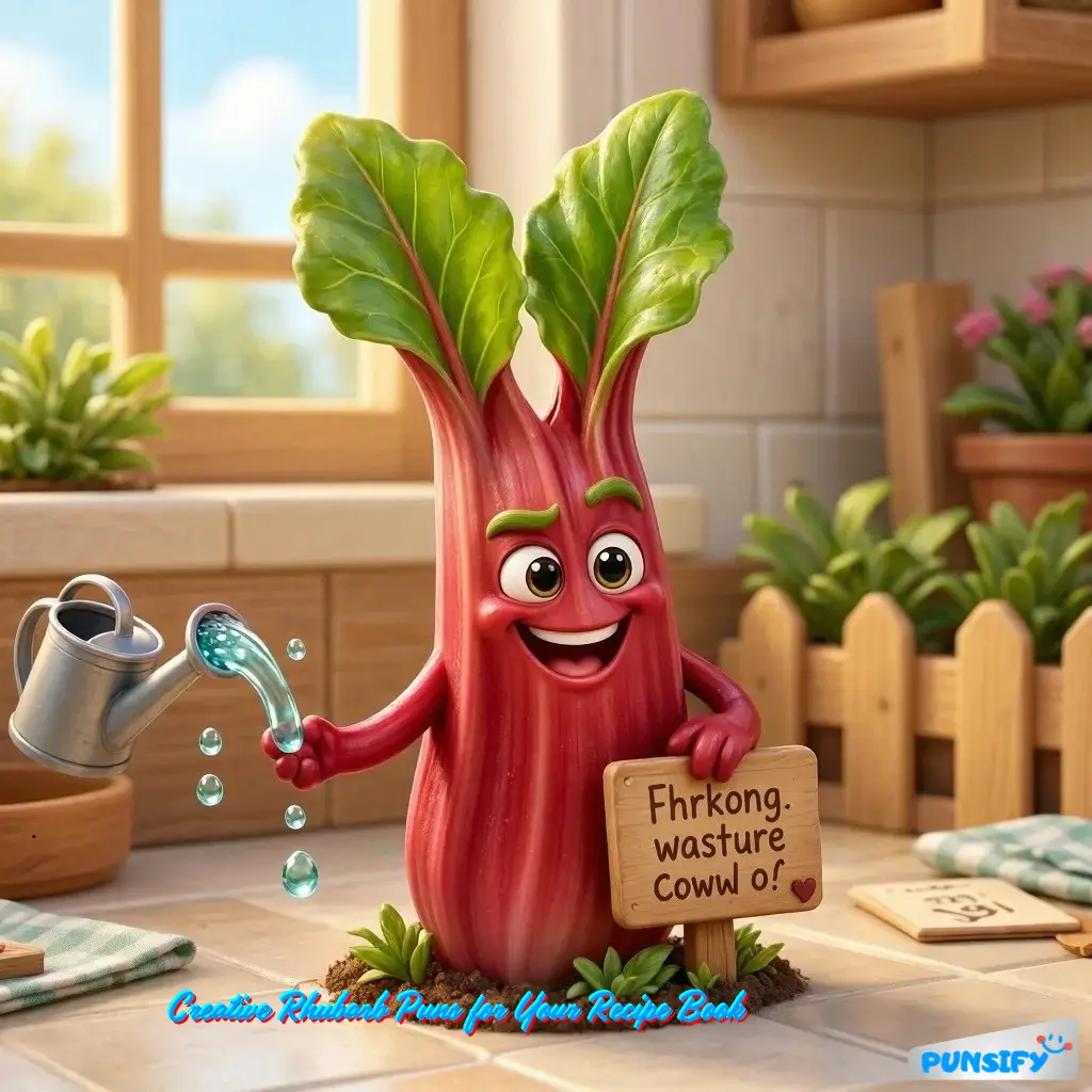 185+ Rhubarb Puns to Make You Laugh and Brighten Your Day