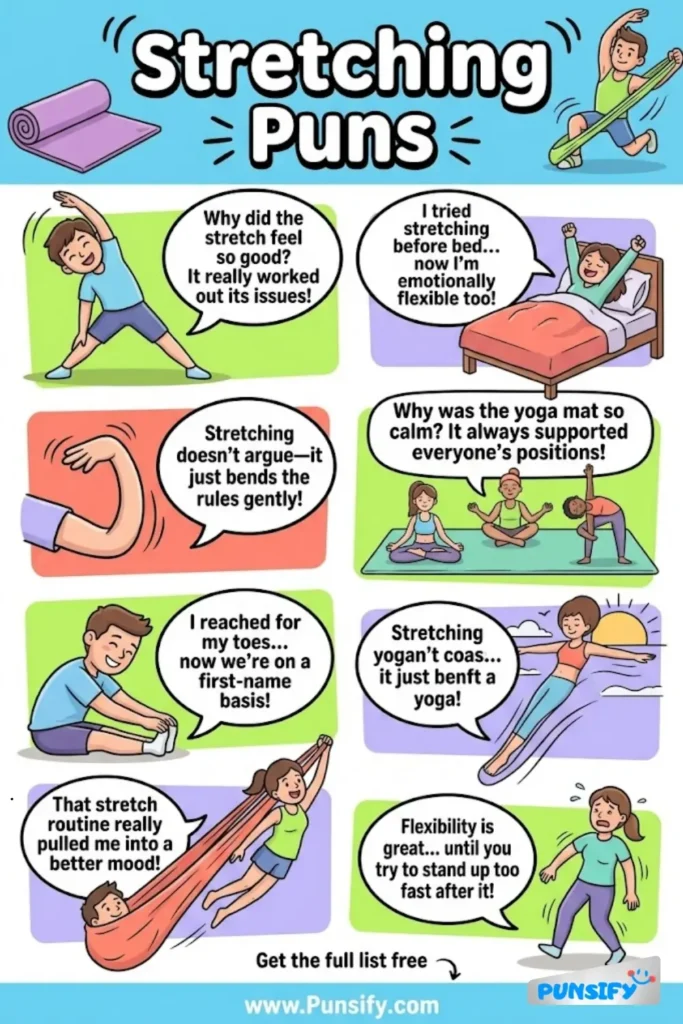 193+ Hilarious Stretching Puns & Jokes to Flex Your Funny Bone and Laugh Out Loud