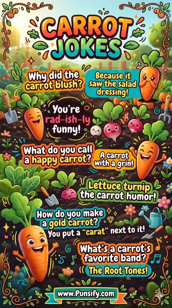 157+ Hilarious Carrot Jokes and Puns to Make You Root for Laughter