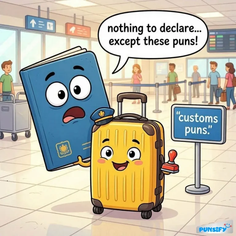 Customs Puns