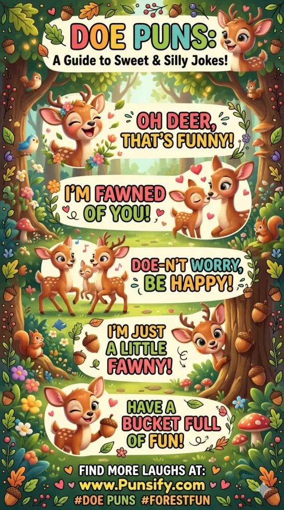 169+ Hilarious Doe Puns That Will Make You Laugh and Smile Today