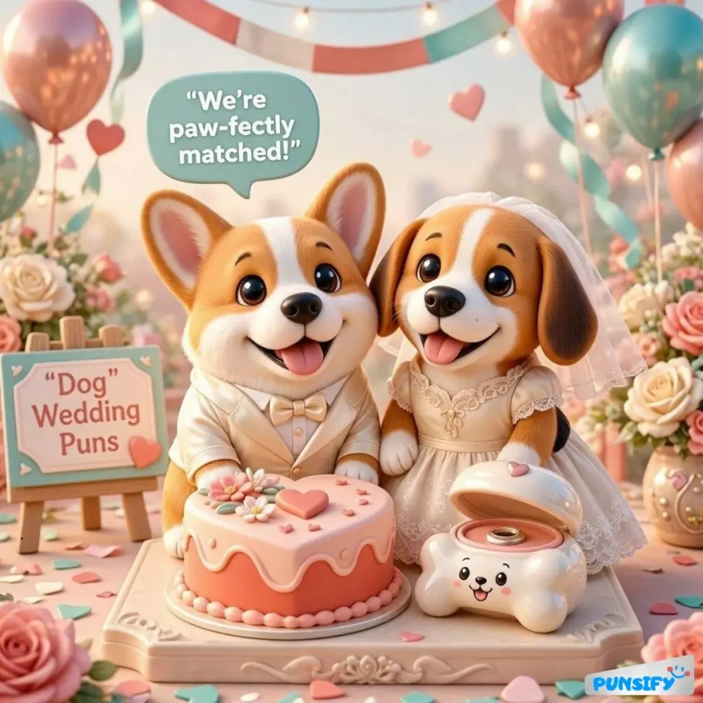 Dog Wedding Puns