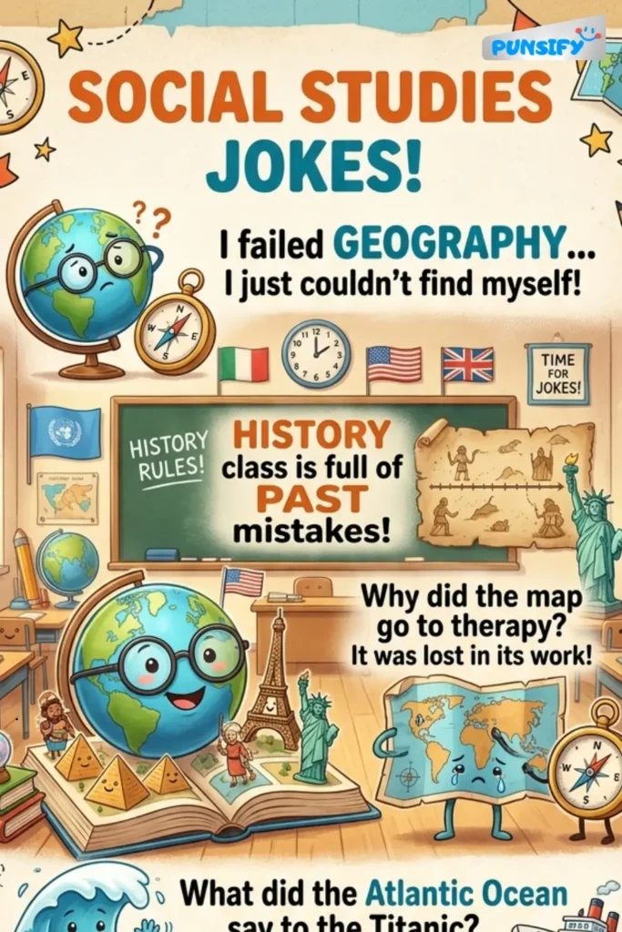History's Hilarious Hijinks 135+: A Creation of Social Studies Jokes