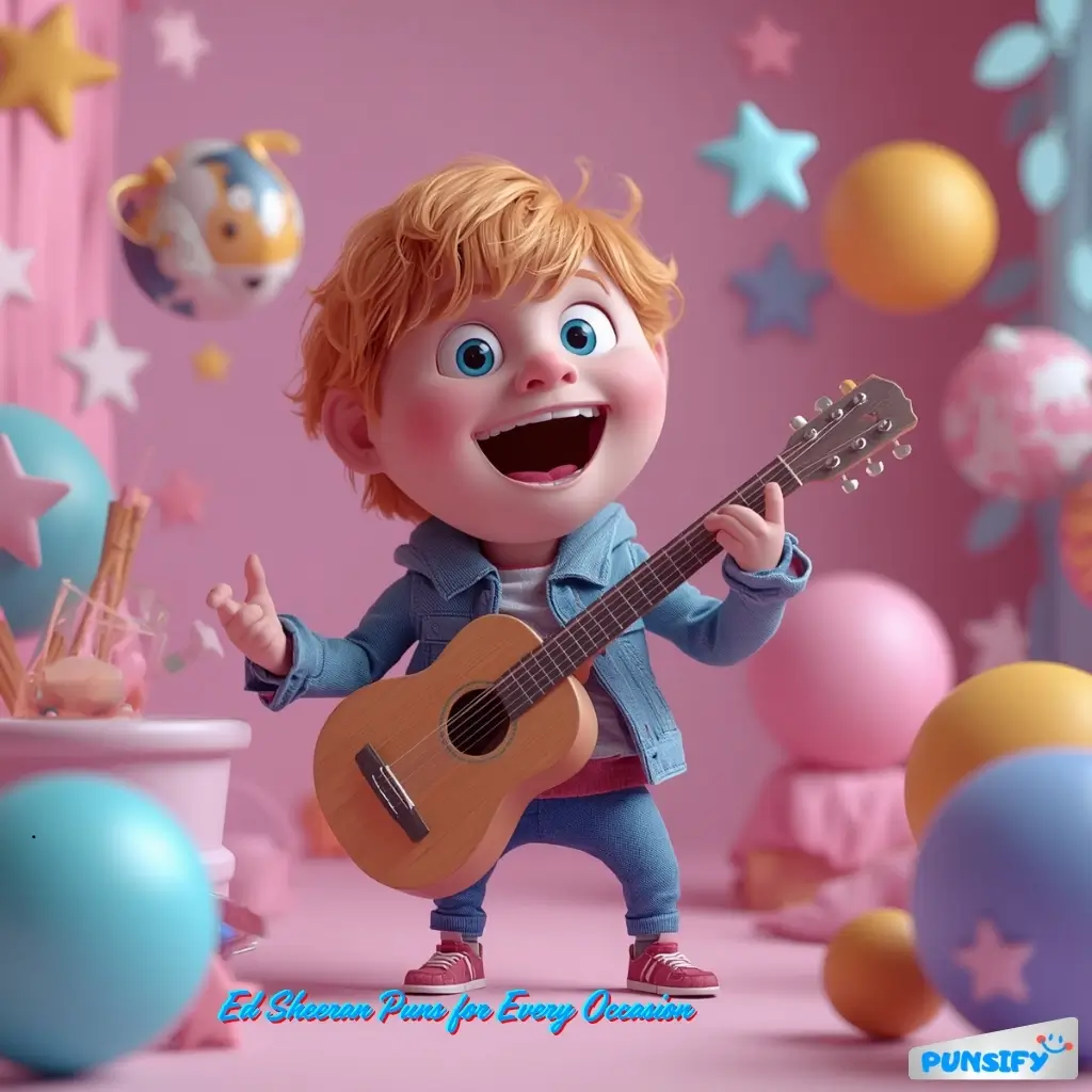 167+ Ed Sheeran Puns That Will Make You Sing with Laughter