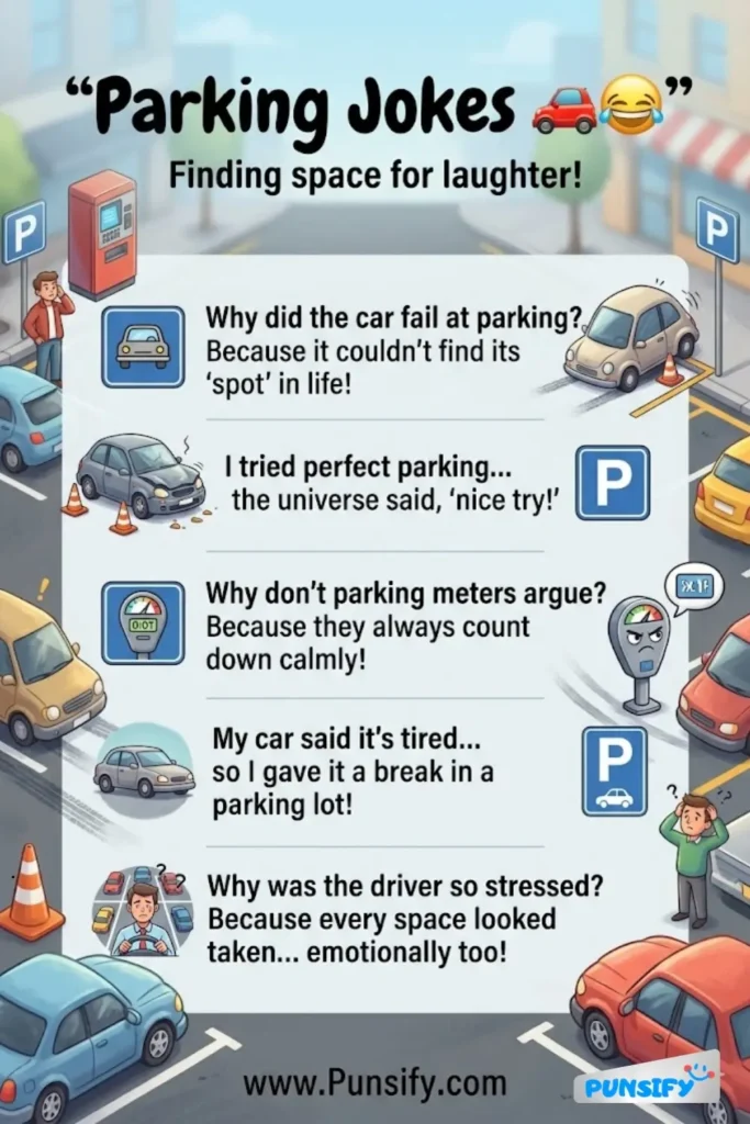 157+ Hilarious Parking Jokes and Puns That Will Drive You Crazy with Laughter