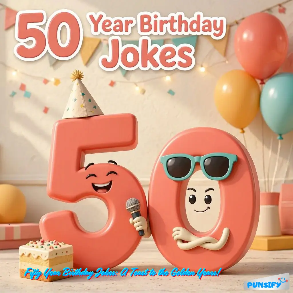 183+ Hilarious 50 Year Birthday Jokes That'll Have You Laughing to the Moon!