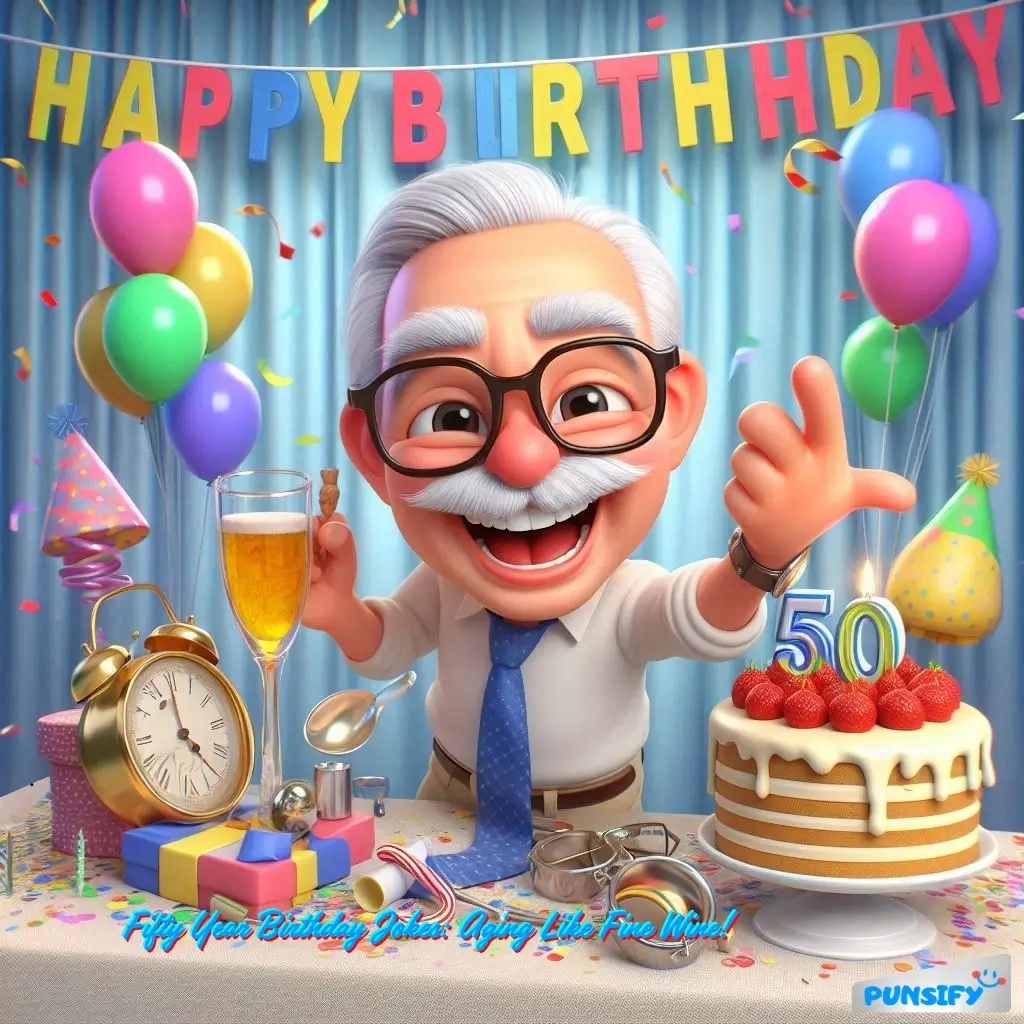183+ Hilarious 50 Year Birthday Jokes That'll Have You Laughing to the Moon!