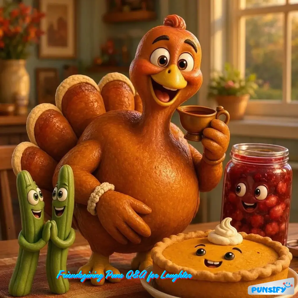 185+ Hilarious Friendsgiving Puns for a Feast of Fun and Laughter