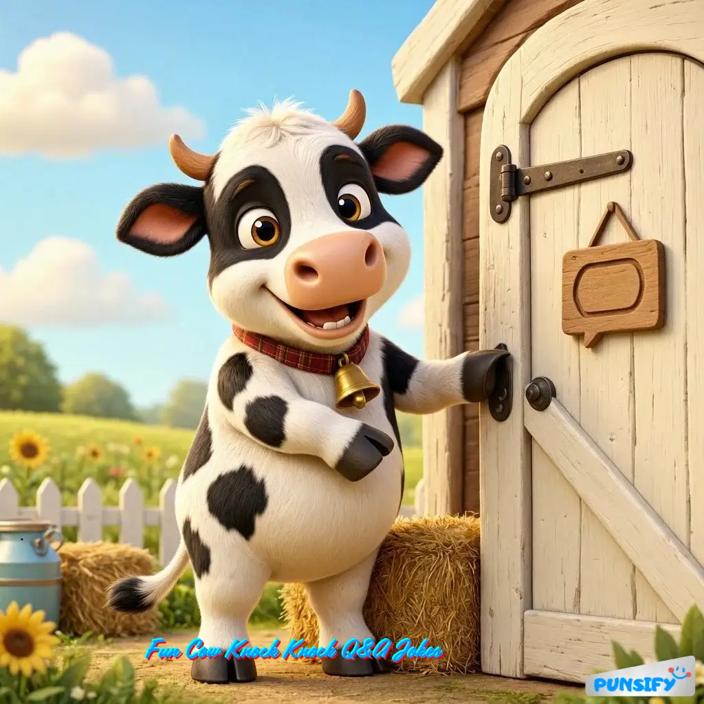 195+ Hilarious Cow Knock Knock Jokes That Will Moo You Over with Laughter