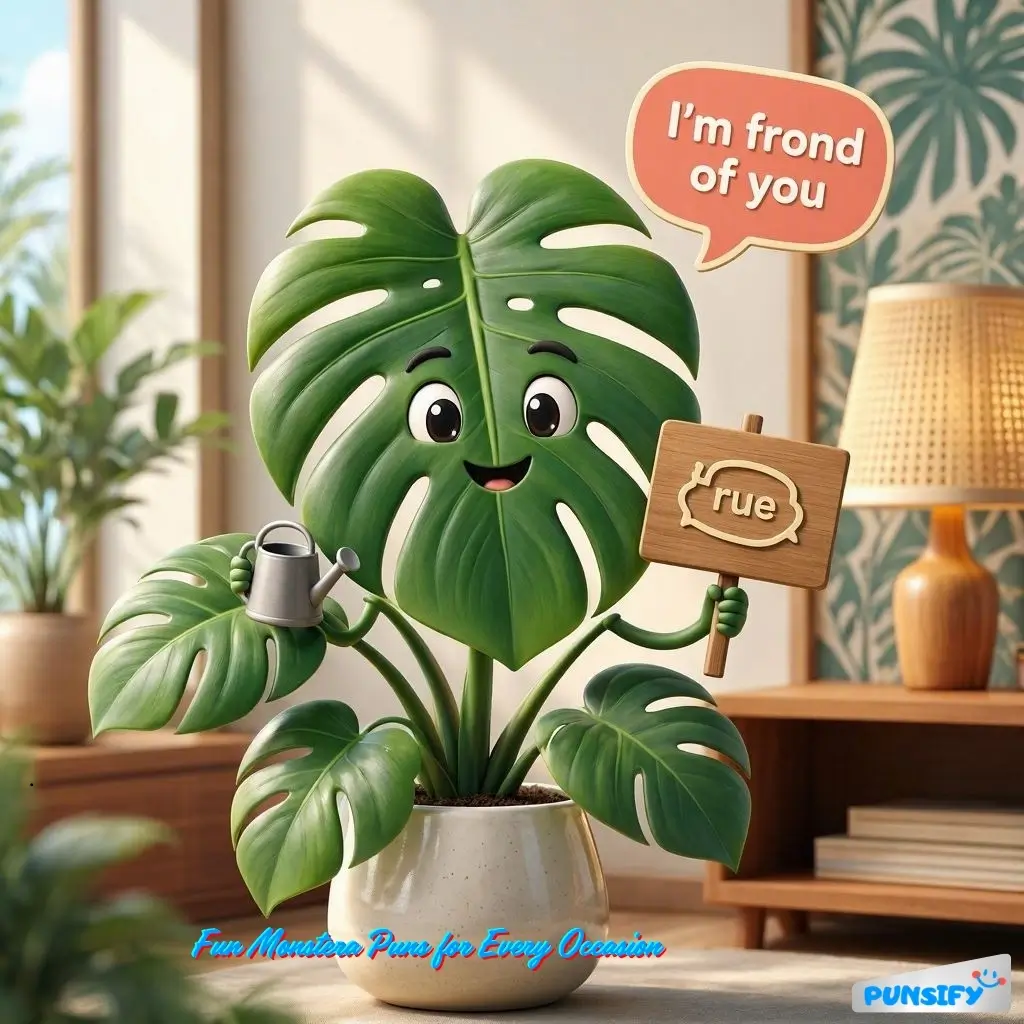 189+ Hilarious Monstera Puns That Will Leaf You Laughing Out Loud