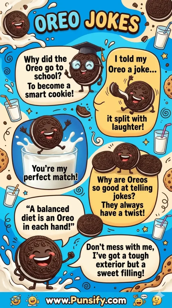 187+ Hilarious Oreo Jokes That Will Dunk You in Laughter and Fun