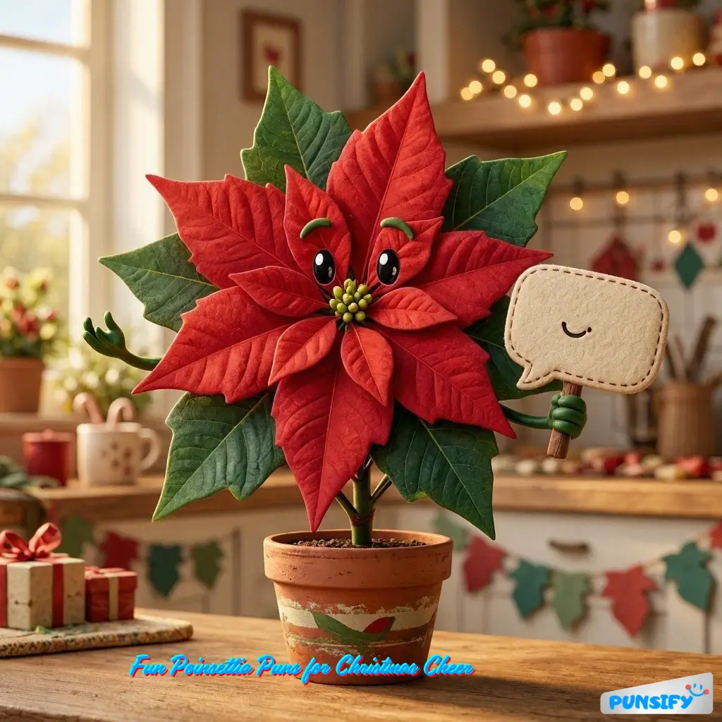 193+ Poinsettia Puns for a Festive and Fun Holiday Season