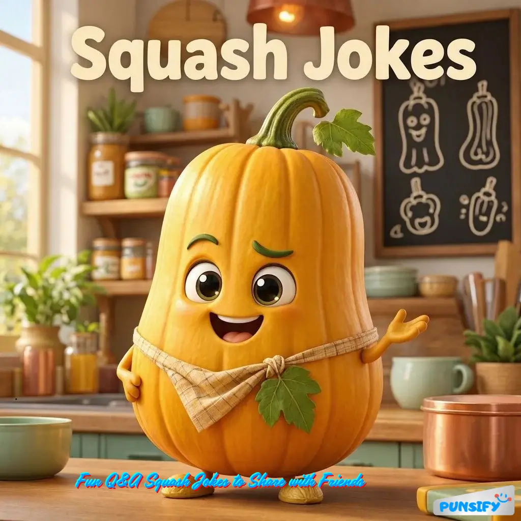 169+ Hilarious Squash Jokes That Serve Up Laughter for Everyone