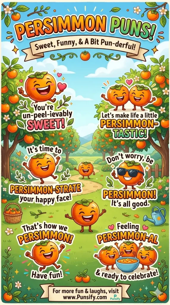 193+ Hilarious Persimmon Puns to Brighten Your Day with Fun and Laughter