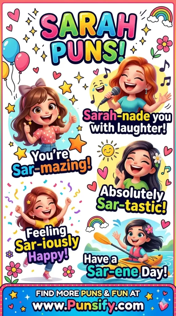 187+ Hilarious Sarah Puns to Brighten Your Day with Laughter and Joy
