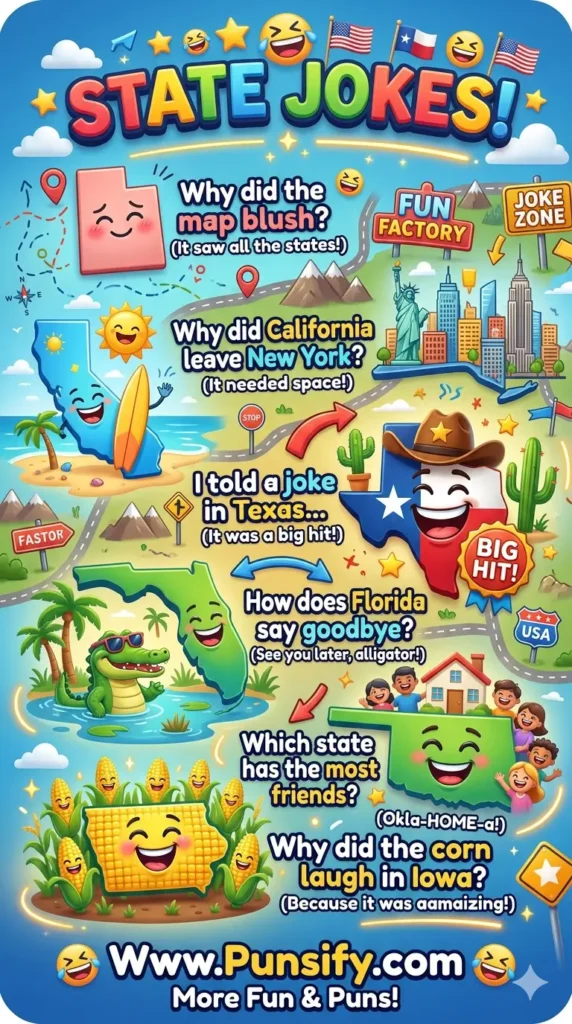 197+ Hilarious State Jokes to Brighten Your Day with Laughter and Fun