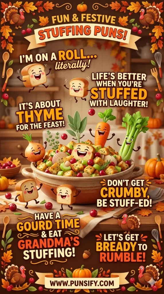 163+ Hilarious Stuffing Puns to Spice Up Your Holiday Gatherings