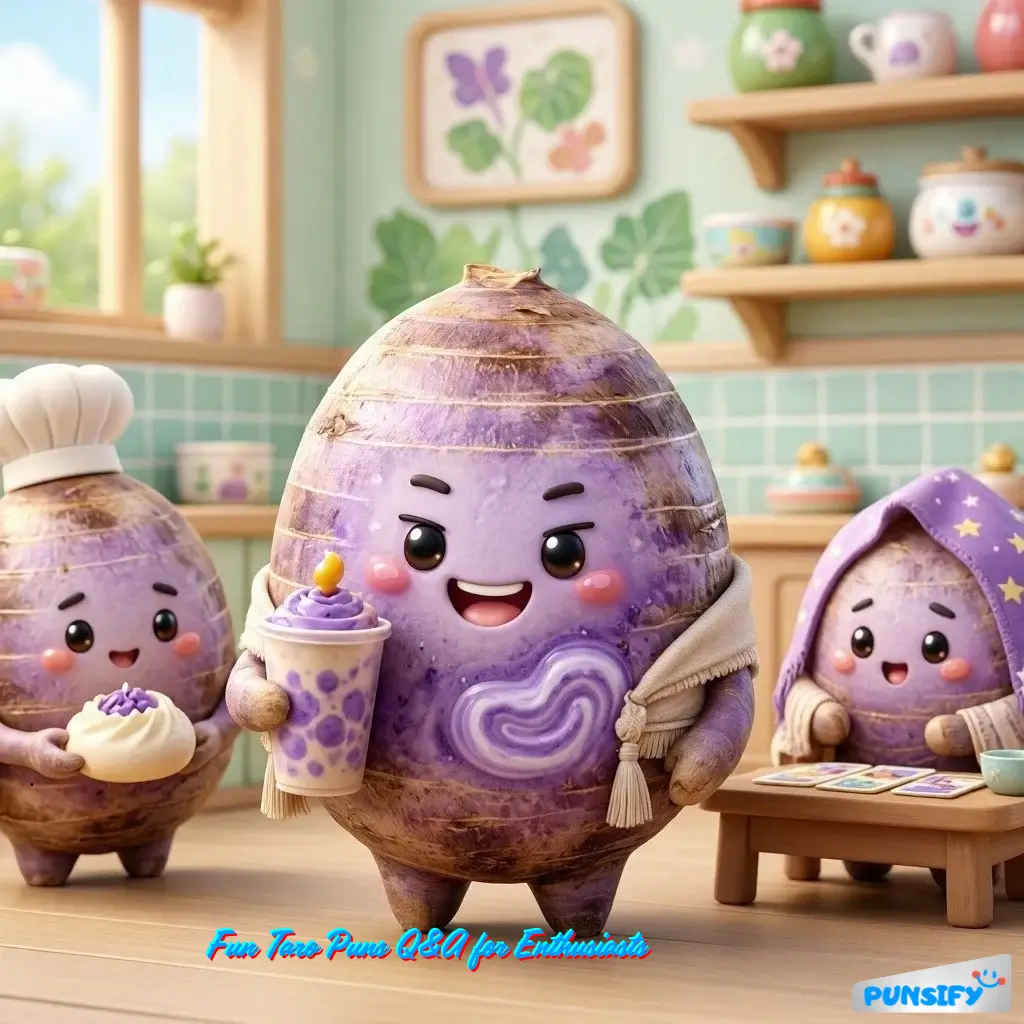 169+ Taro Puns to Make You Smile and Share the Fun