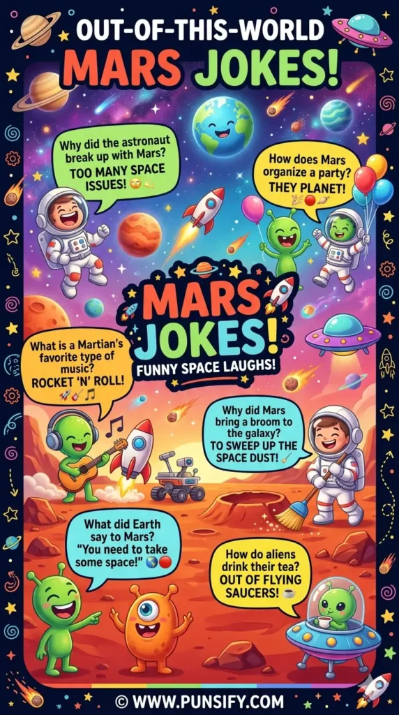 165+ Hilarious Mars Jokes That Are Out of This World Fun for Everyone