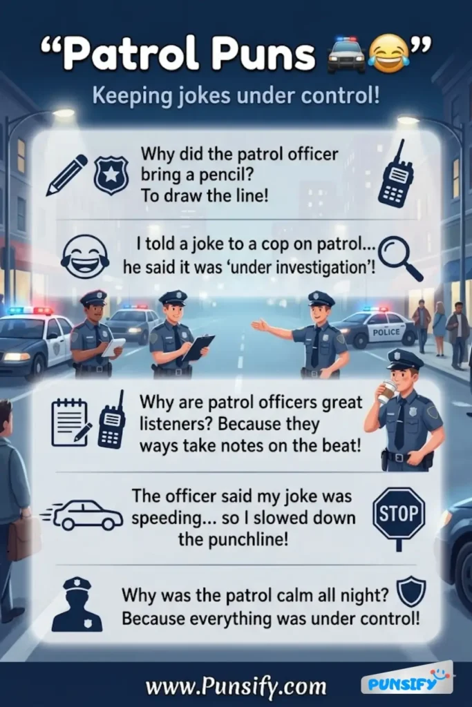 187+ Hilarious Patrol Puns and Jokes That Will Make You Laugh Out Loud