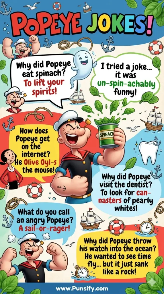 175+ Hilarious Popeye Jokes That Will Make You Laugh Out Loud Today