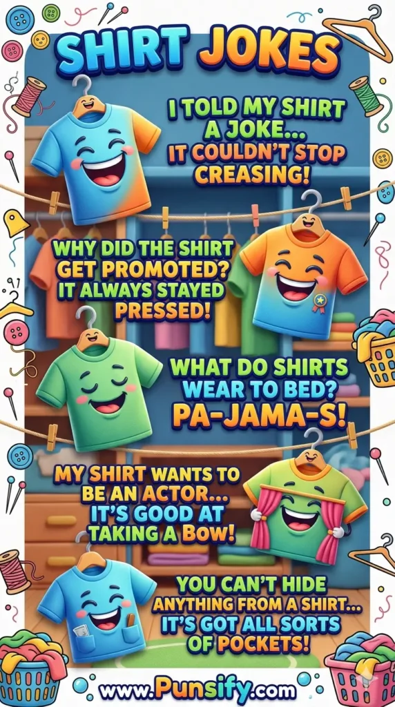 135+ Hilarious Shirt Jokes to Tickle Your Funny Bone and Brighten Your Day