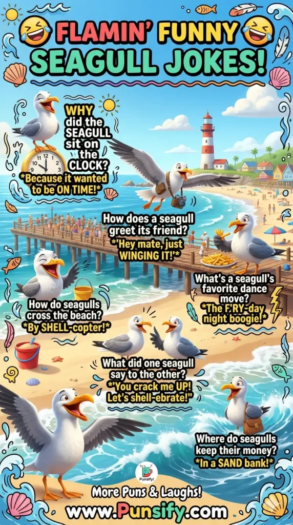 165+ Hilarious Seagull Jokes to Make You Laugh and Soar with Joy