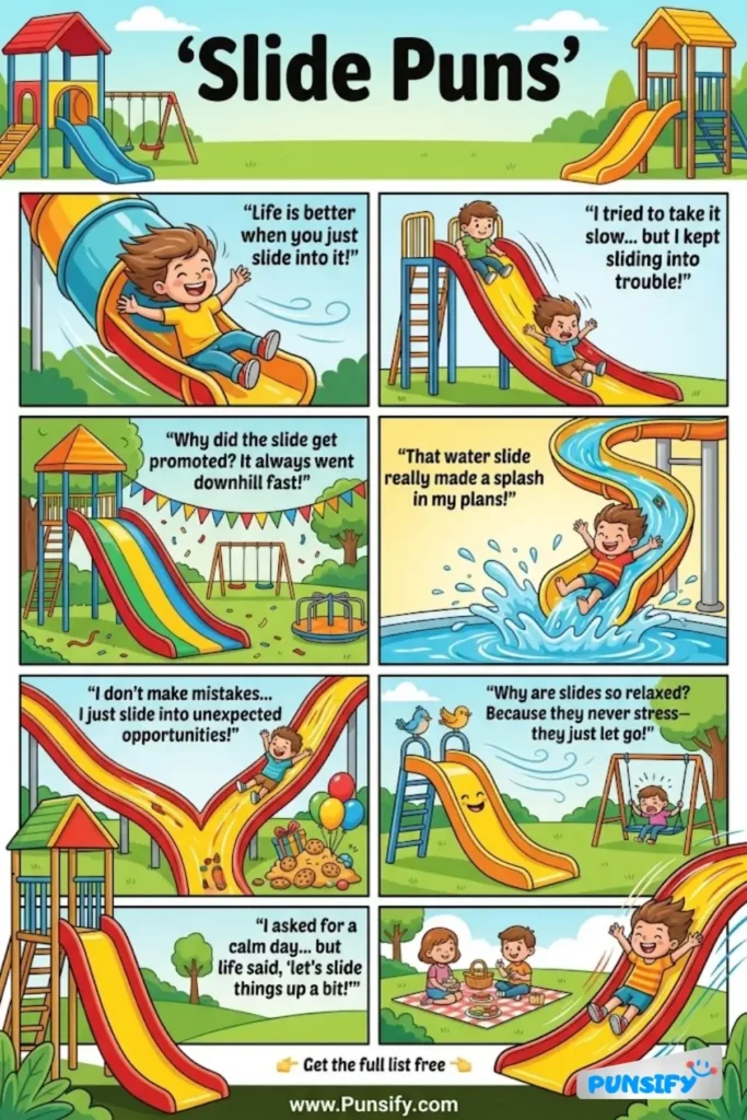 167+ Hilarious Slide Puns & Jokes to Elevate Your Fun and Laughter Today