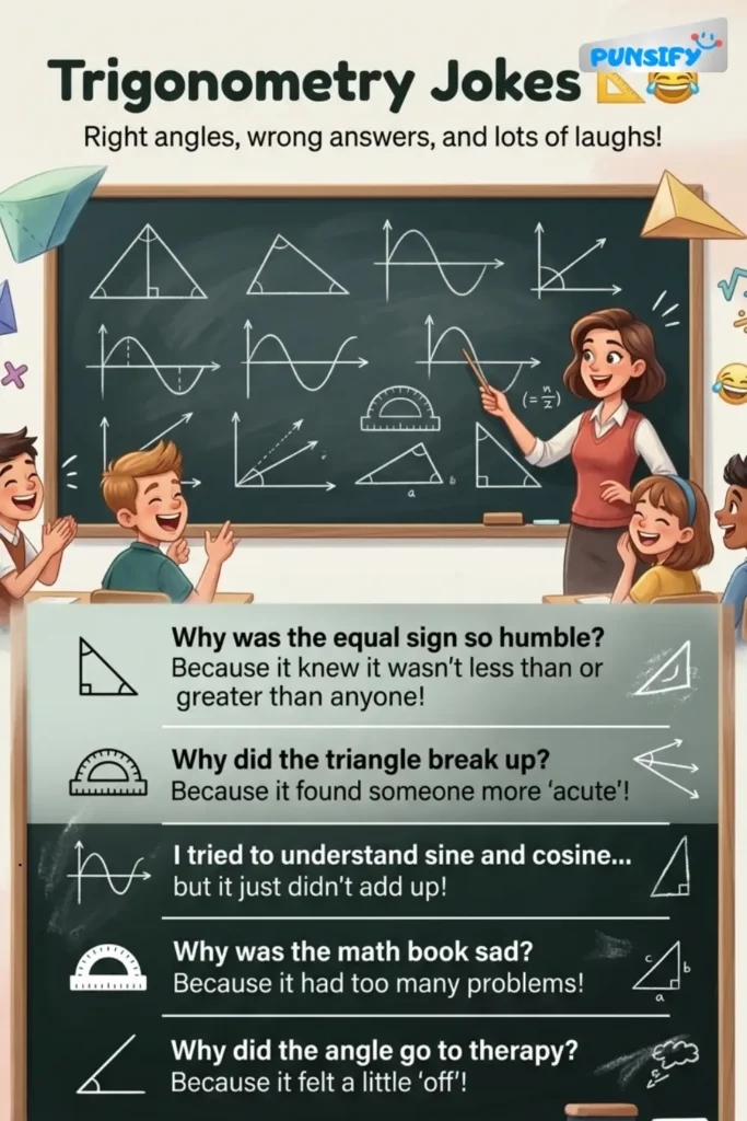 169+ Hilarious Trigonometry Jokes That Will Angle Your Funny Bone