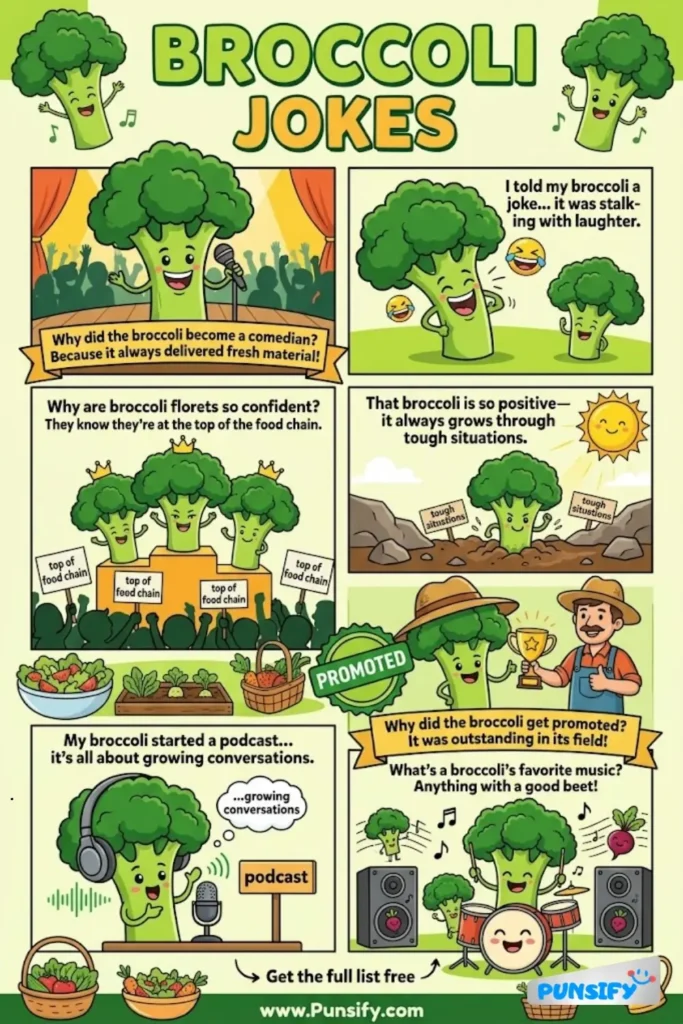 187+ Hilarious Broccoli Jokes & Puns That Are Just Too Good to Be True-ccoli