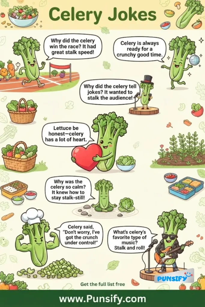 161+ Hilarious Harvest of Celery Jokes to Make You Crunch with Laughter in 2026