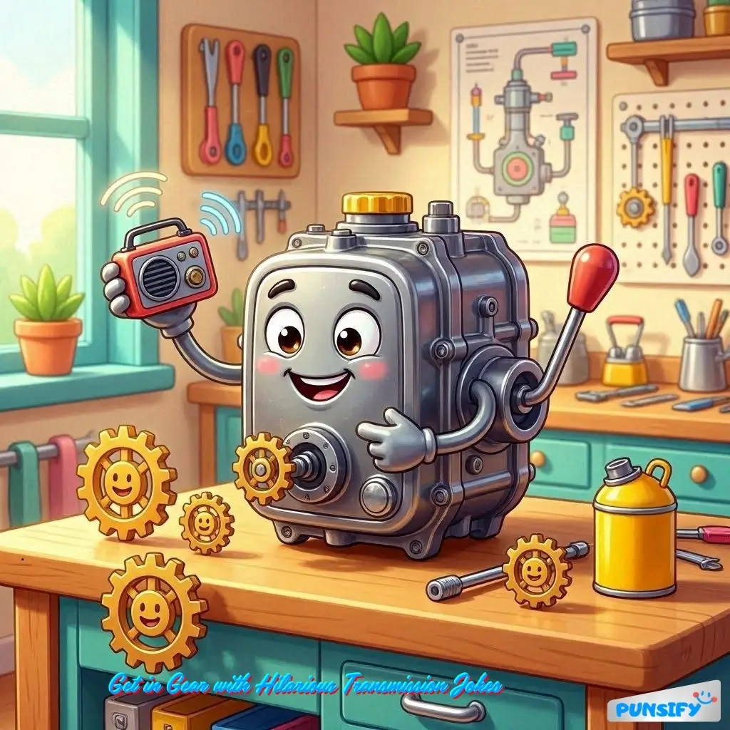 Rev Your Laughter Engine with Transmission Jokes & Puns 187+ Guaranteed Fun!