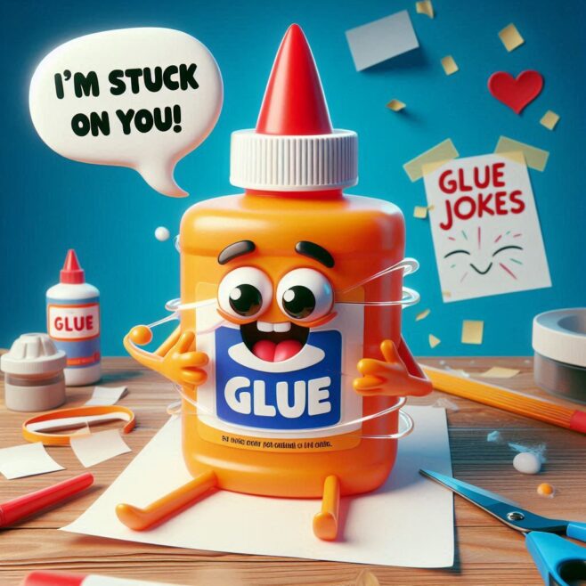 185+ Sticky Situations and Laughs with Glue Jokes and Puns Galore