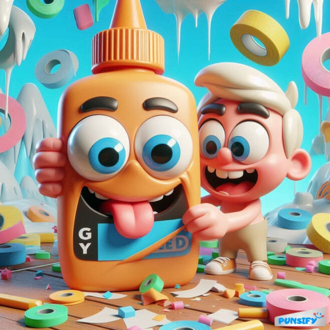 185+ Sticky Situations and Laughs with Glue Jokes and Puns Galore