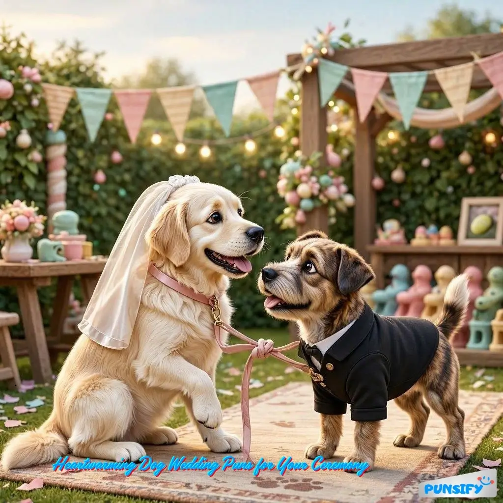185+ Dog Wedding Puns for a Pawsitively Fun Celebration in 2026