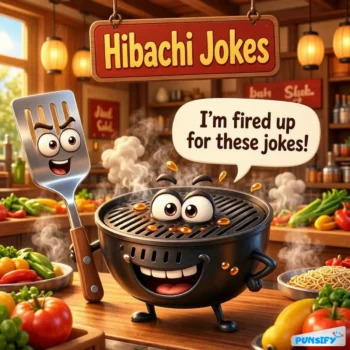 153+ Sizzling Laughs and Hibachi Jokes that Grill You with Puns!