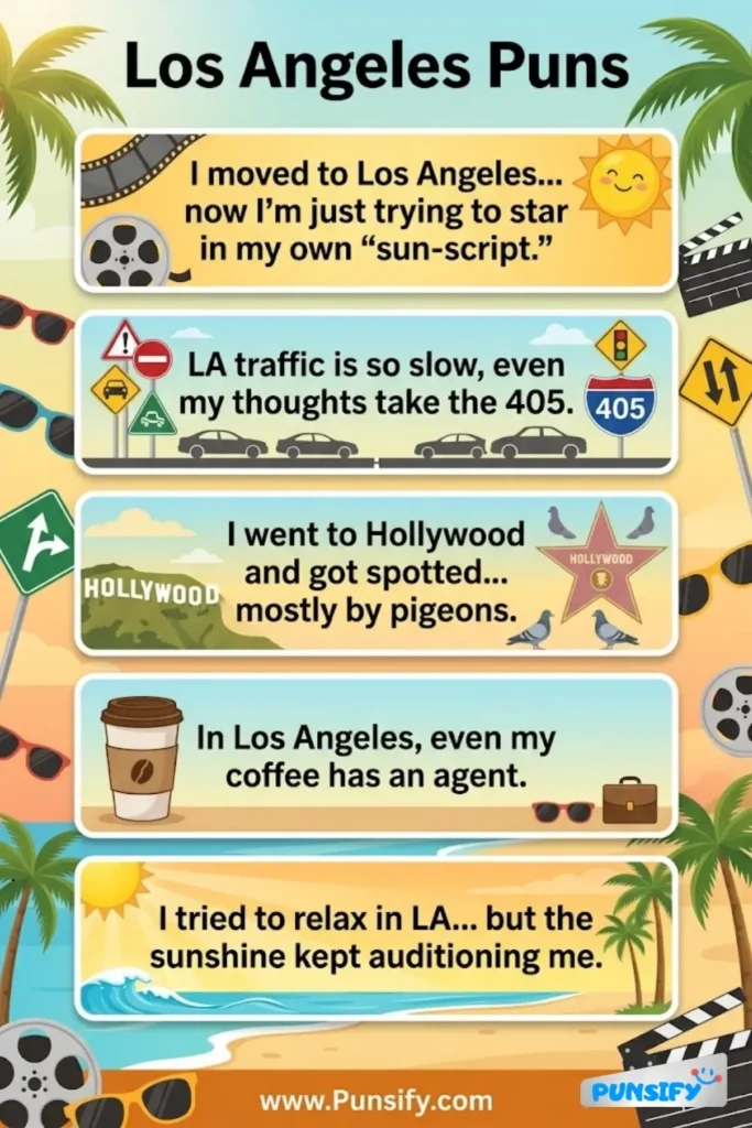 153+ Hilarious Los Angeles Puns and Jokes That Will Make You Smile and Laugh