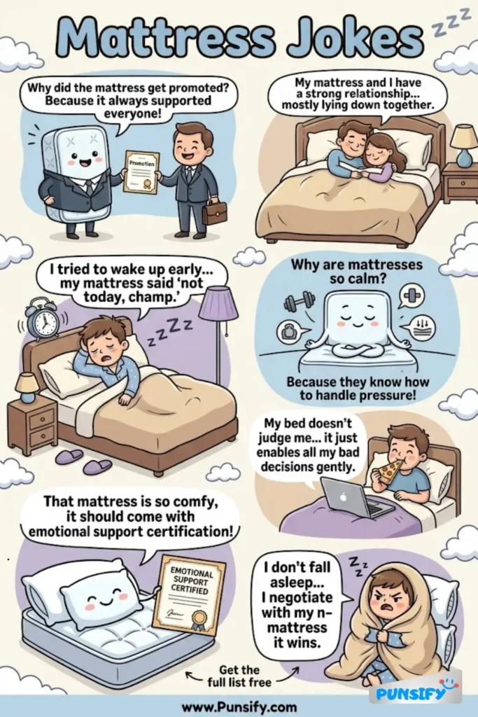 169+ Hilarious Mattress Jokes That Will Make You Laugh Out Loud
