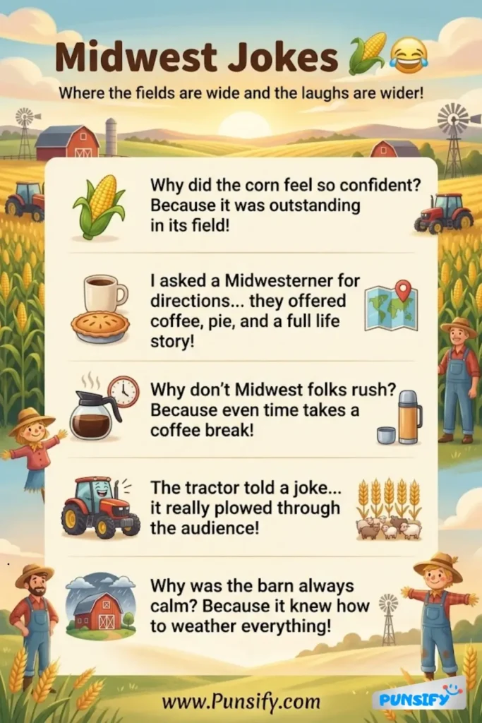 167+ Hilarious Midwest Jokes and Puns to Brighten Your Day with Laughter