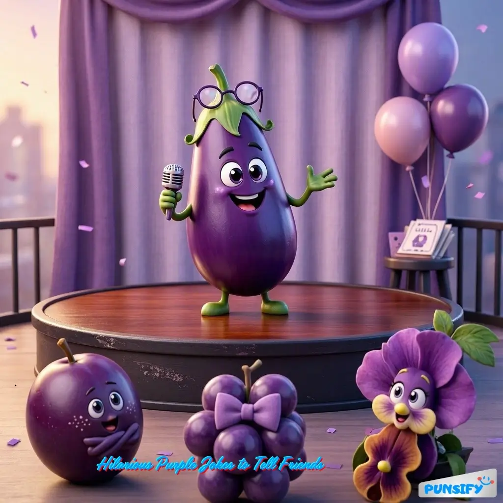 163+ Hilarious Purple Jokes That Will Brighten Your Day with Laughter
