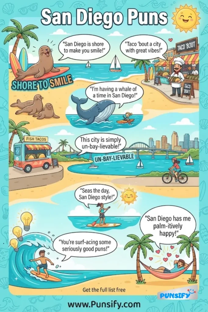 179+ Hilarious San Diego Puns to Brighten Your Day and Spark Joy in 2026