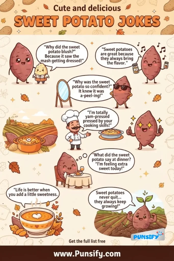 163+ Sweet Potato Jokes to Bring Smiles and Giggles Today in 2026