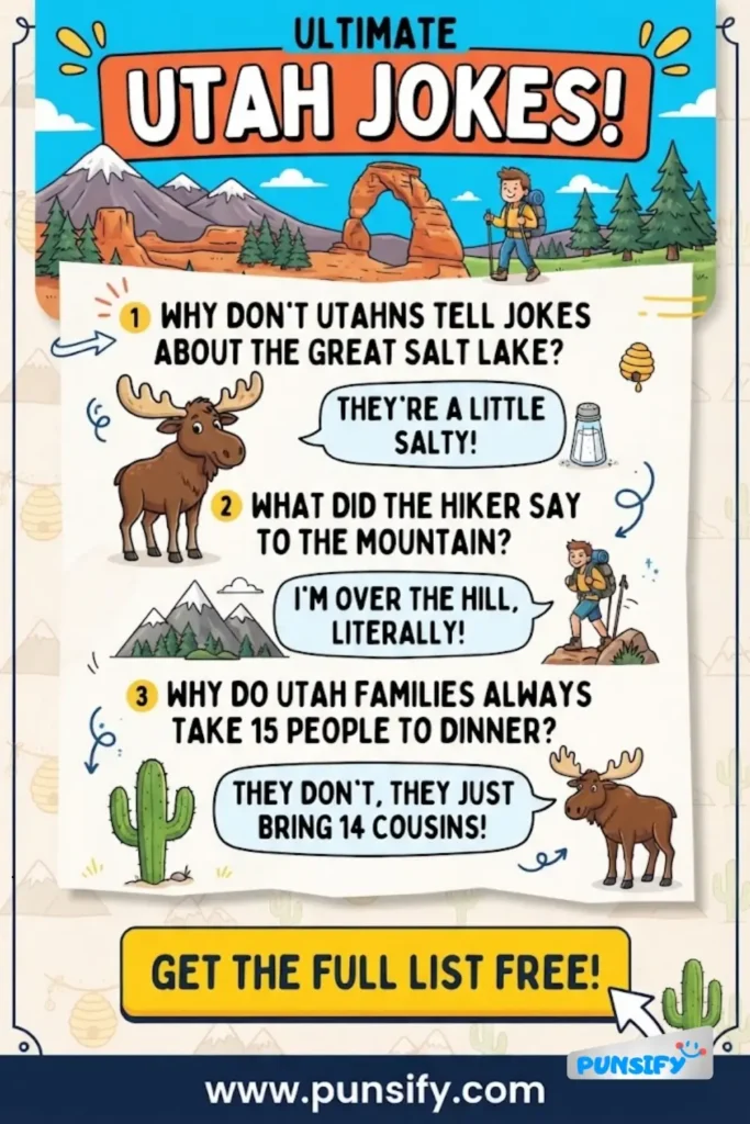 175+ Hilarious Utah Jokes That Will Make You Chuckle and Smile