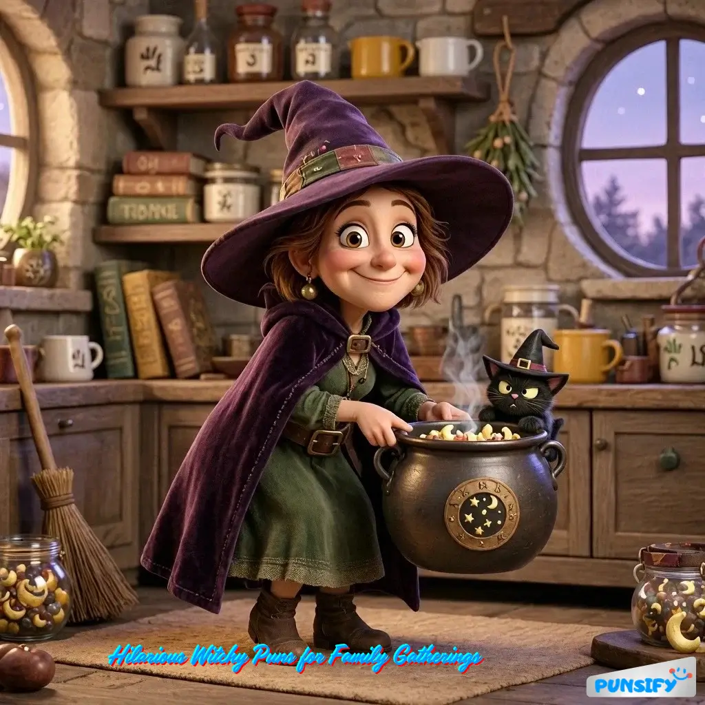 175+ Hilarious Witchy Puns to Enchant Your Conversations and Spellbound Friends