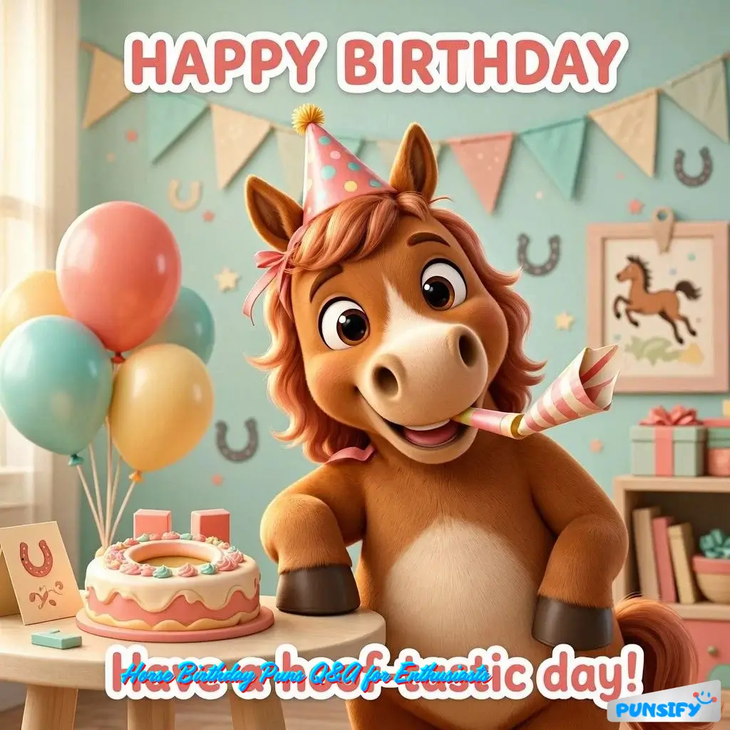 167+ Hilarious Horse Birthday Puns for a Galloping Good Time